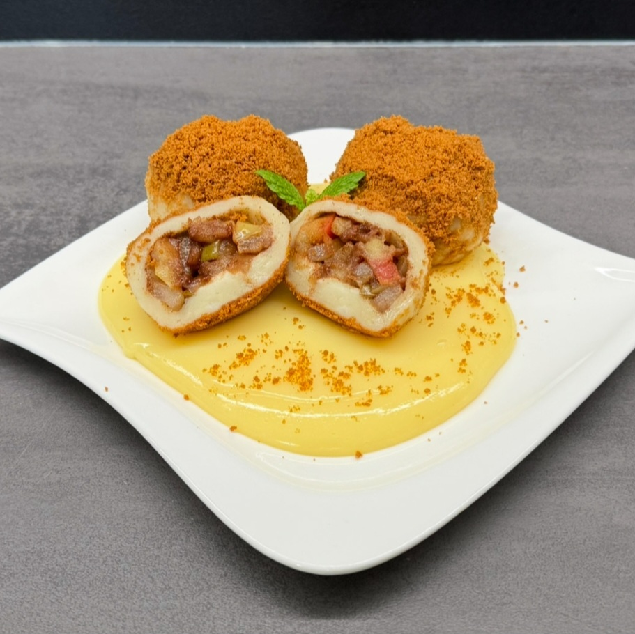 Podzimní knedlíky plněné jablky